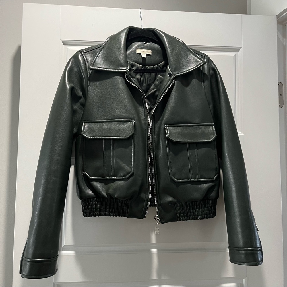 Silence + Noise Faux Leather Jacket